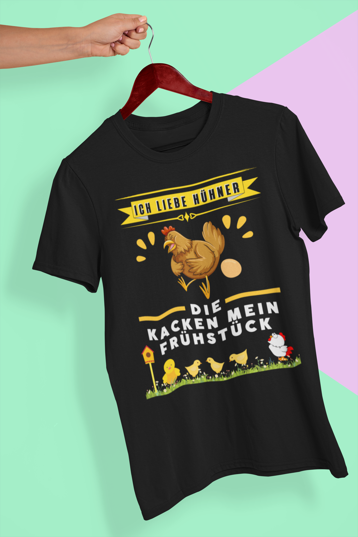 I love chickens that poop my breakfast Unisex T-Shirt
