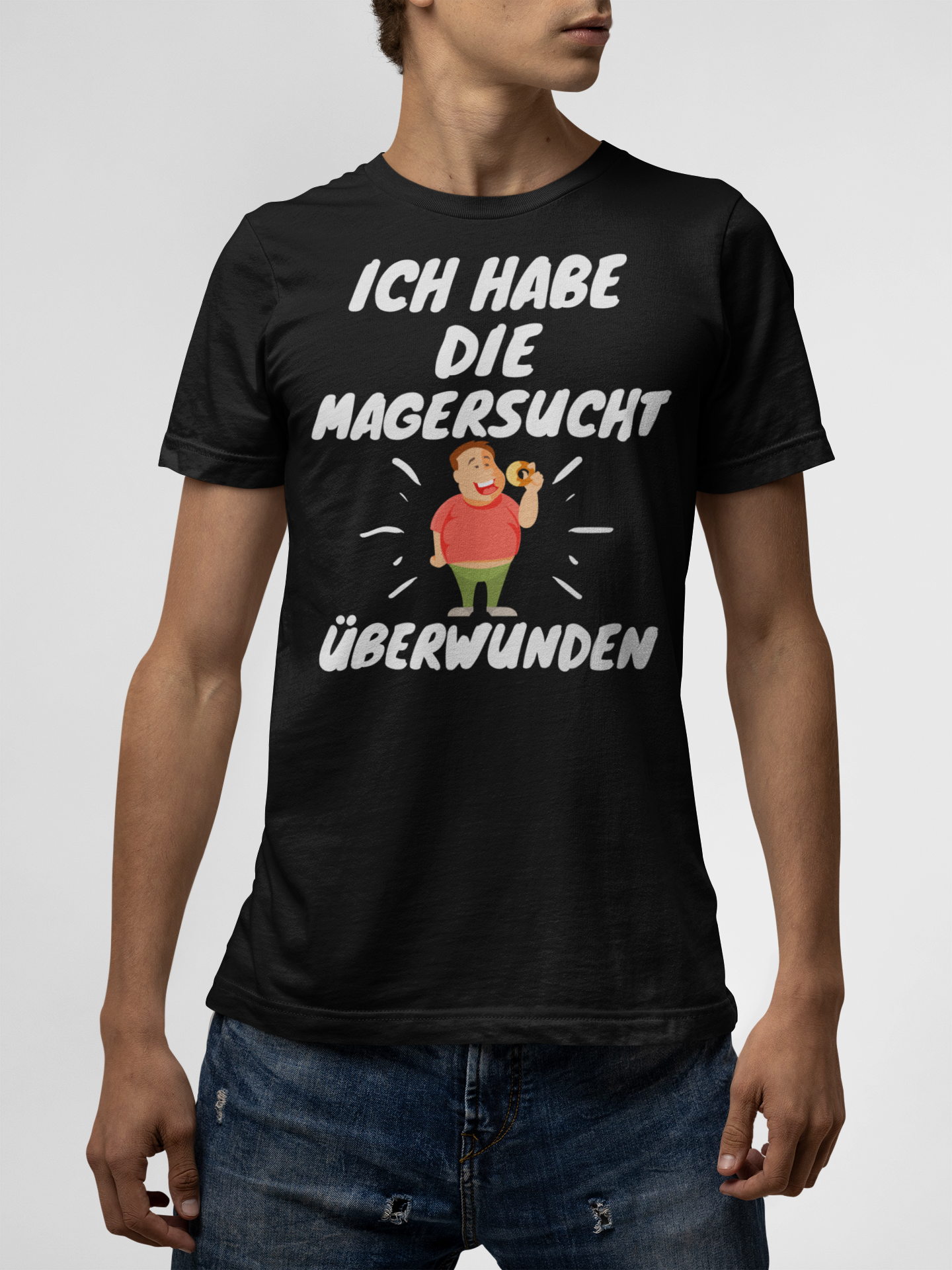 Ich habe die Magersucht überwunden Unisex-T-Shirt