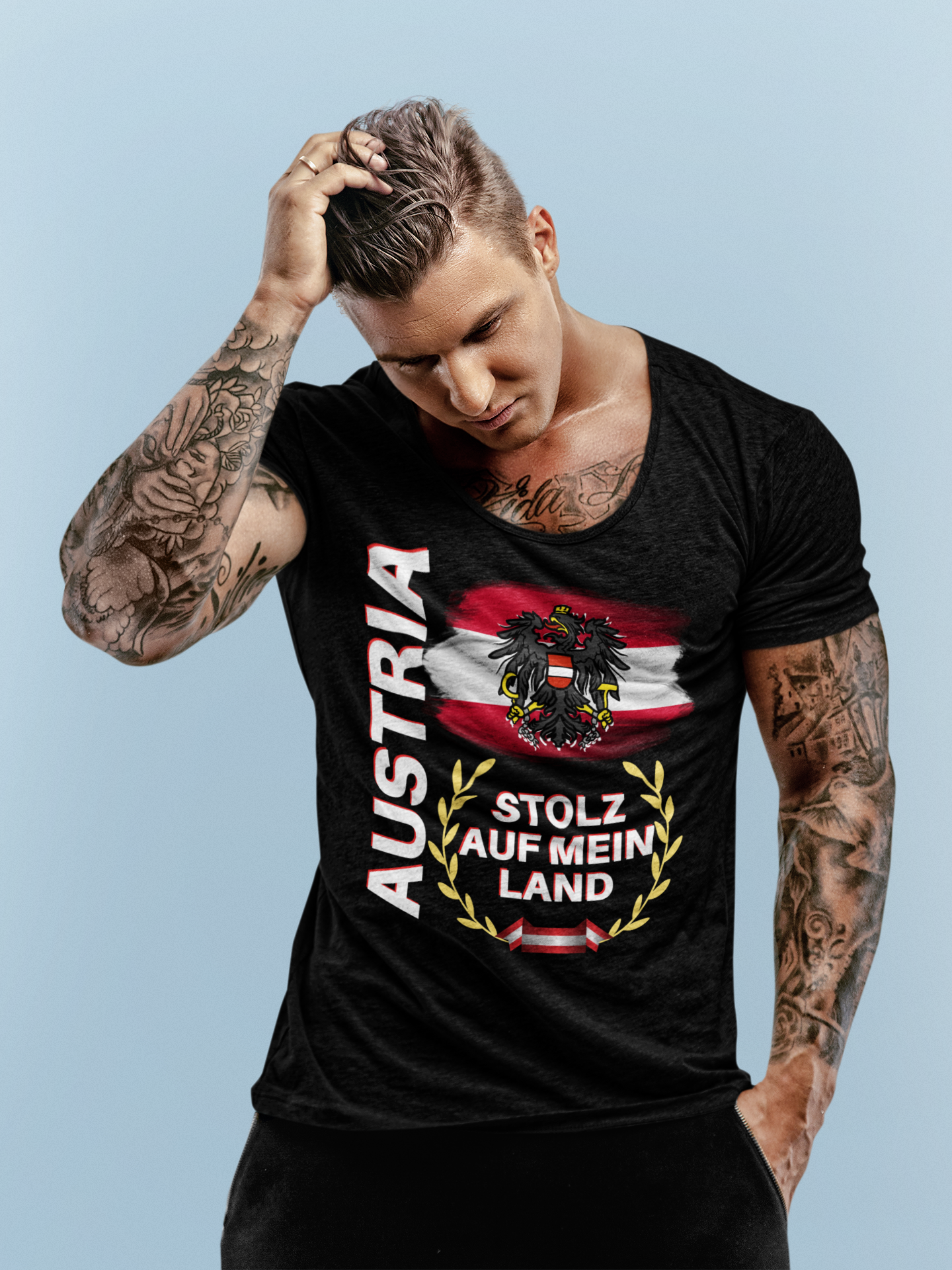 Austria stolz auf mein Land Unisex-T-Shirt