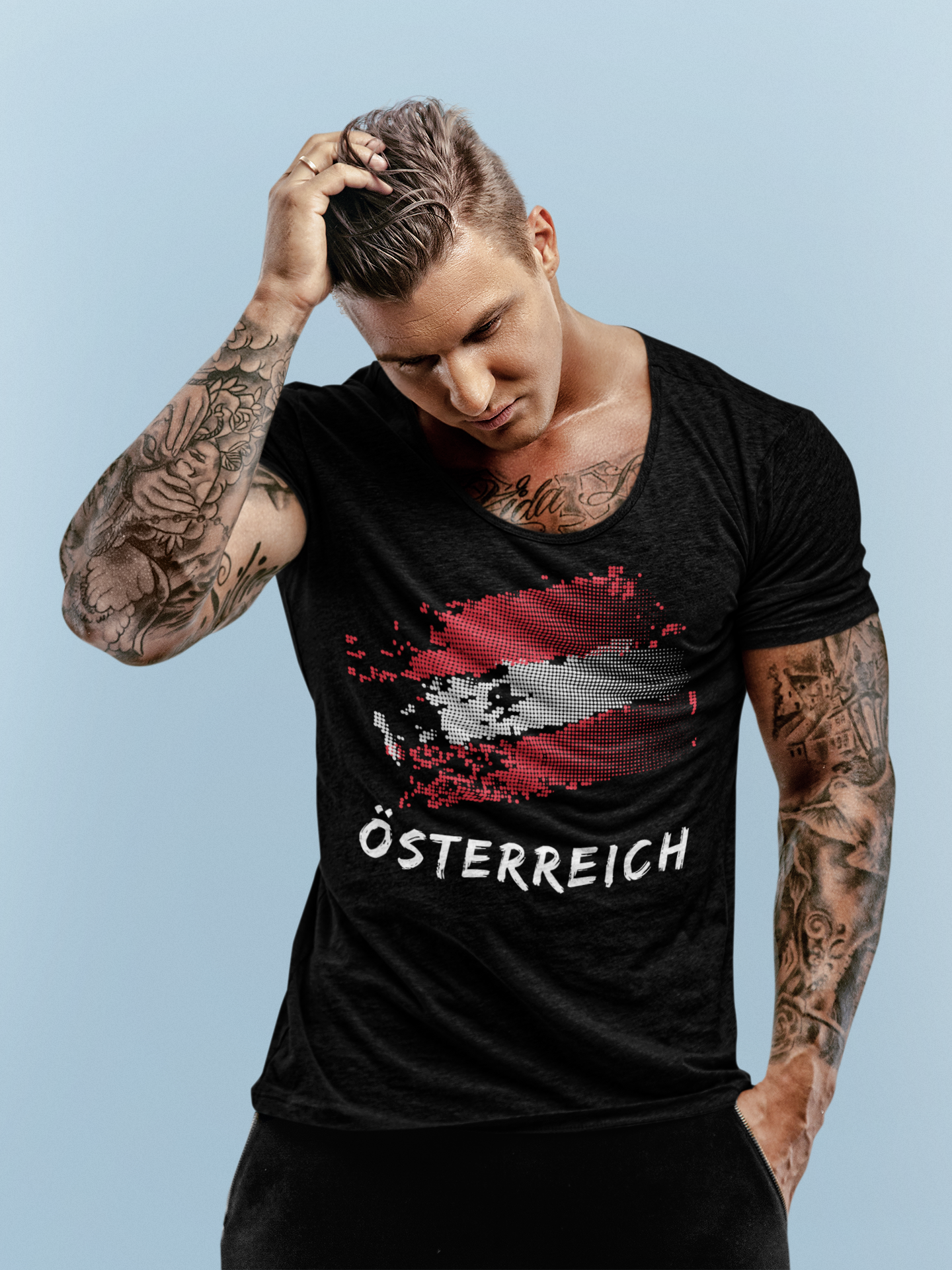 Österreich Flagge Unisex-T-Shirt