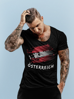 Österreich Flagge Unisex-T-Shirt
