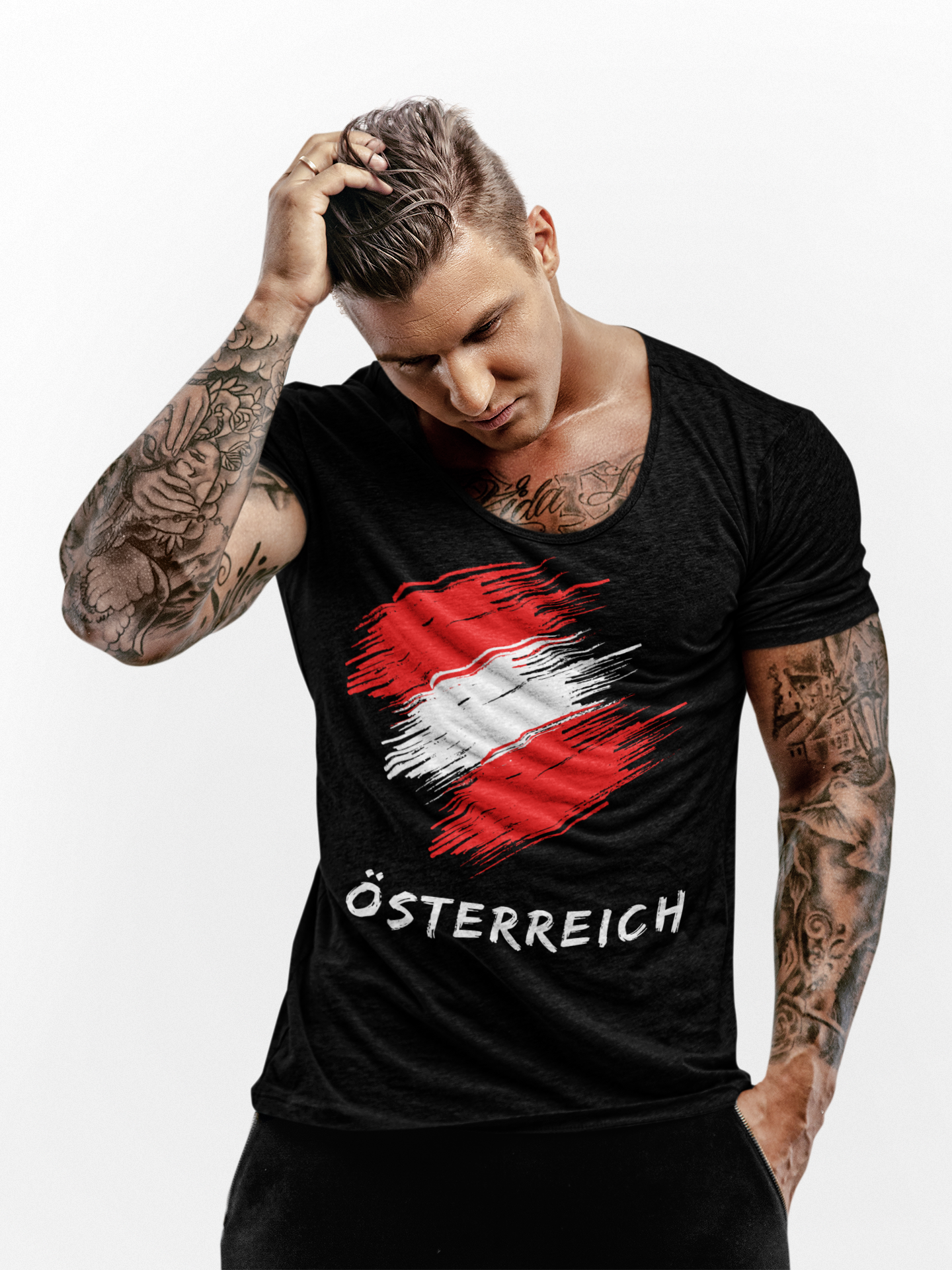 Österreich Fahne Unisex-T-Shirt