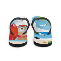 Weihnachtsmann am Strand Flip-Flops