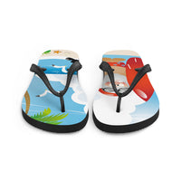 Weihnachtsmann am Strand Flip-Flops
