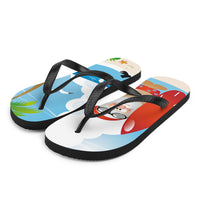 Weihnachtsmann am Strand Flip-Flops