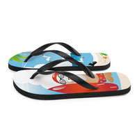 Weihnachtsmann am Strand Flip-Flops