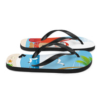 Weihnachtsmann am Strand Flip-Flops