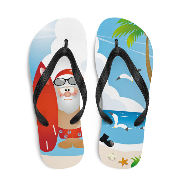 Weihnachtsmann am Strand Flip-Flops