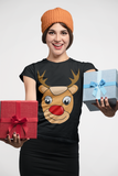 Rudolf, christmas, holy night, Kurzärmeliges Unisex-T-Shirt