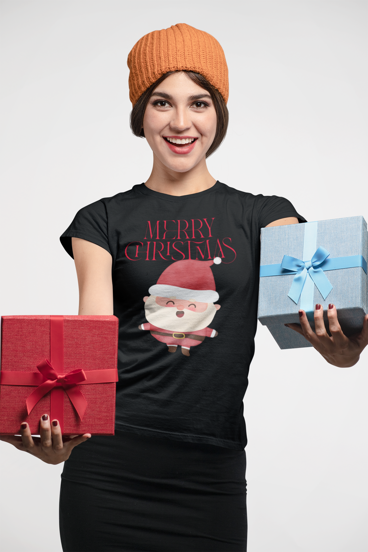 Santa Claus T-Shirt, Christmas Shirt, Christmas Gift, Personalized T-Shirt, Short Sleeve Unisex T-Shirt
