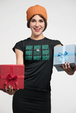 HOHOHO, Weihnachtsmann T-Shirt, Weihnachten Shirt, Geschenk Weihnachten, personalisiertes T-Shirt, Kurzärmeliges Unisex-T-Shirt