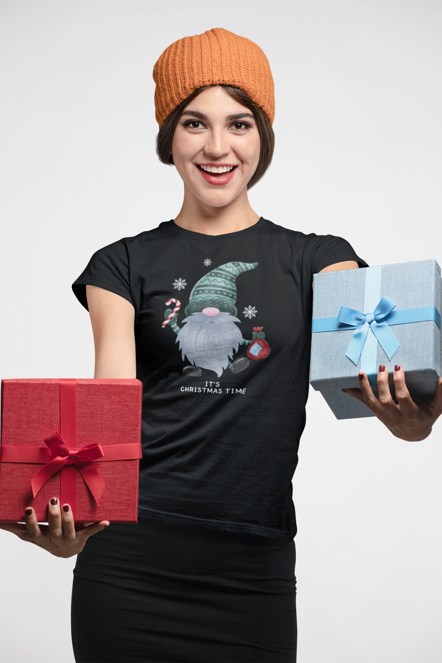 Wichtel Mann, Weihnachtsmann T-Shirt, Weihnachten Shirt, Geschenk Weihnachten, personalisiertes T-Shirt, Kurzärmeliges Unisex-T-Shirt