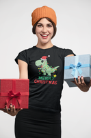 Drache, Weihnachtsmann T-Shirt, Weihnachten Shirt, Geschenk Weihnachten, personalisiertes T-Shirt, Kurzärmeliges Unisex-T-Shirt