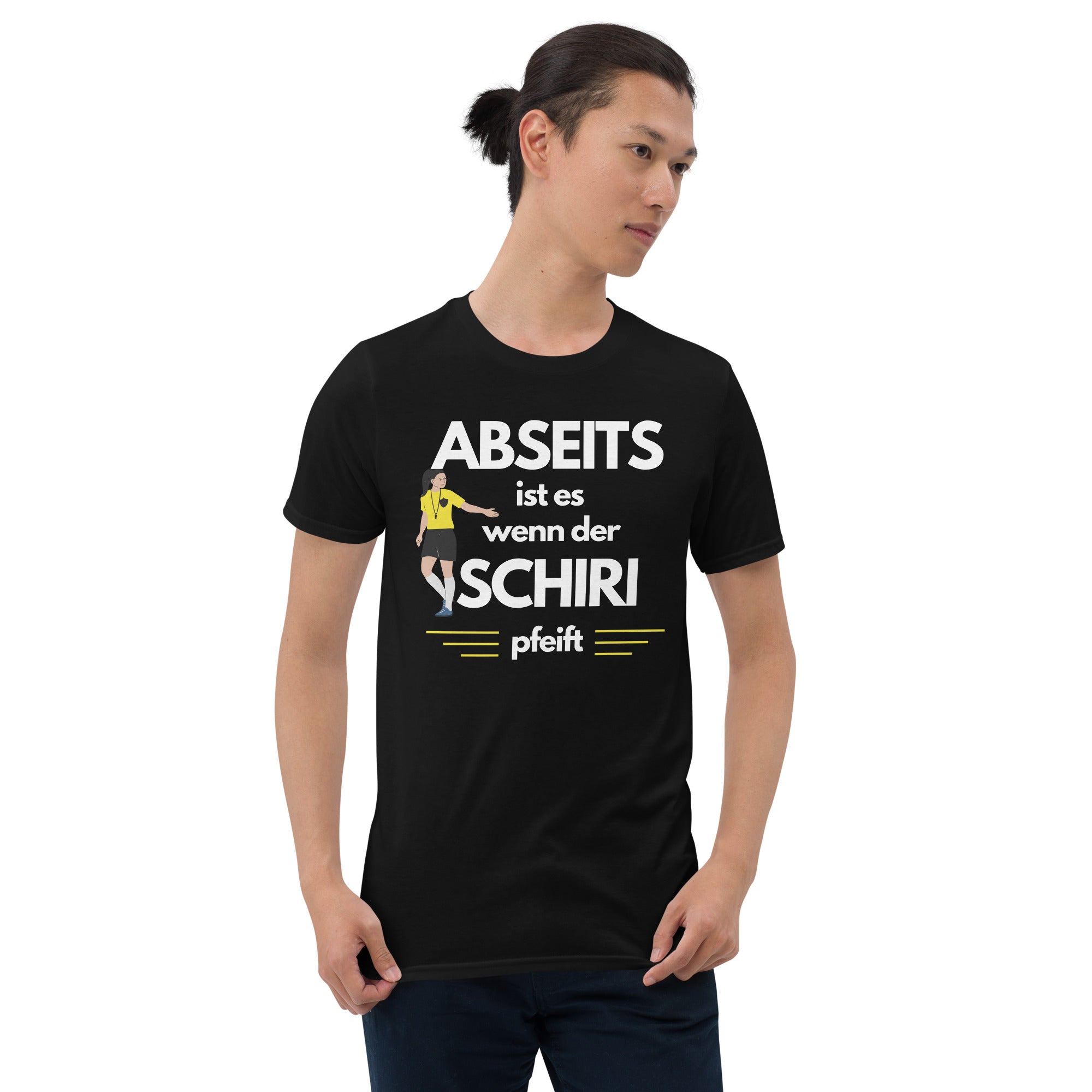 Abseits ist es, wenn der Schiri pfeift Unisex-T-Shirt