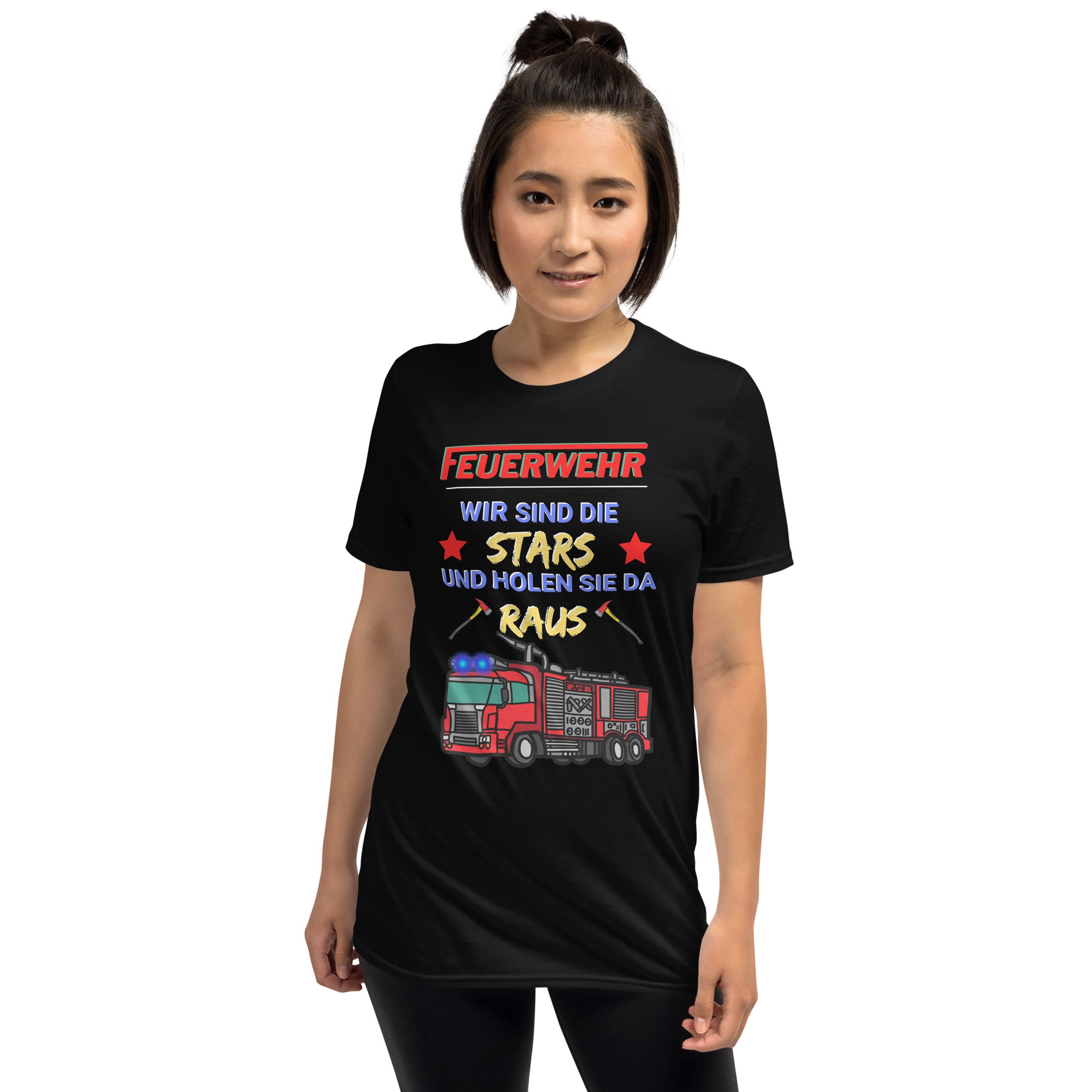 Feuerwehr - Wir sind die Stars und holen Sie da raus Unisex-T-Shirt