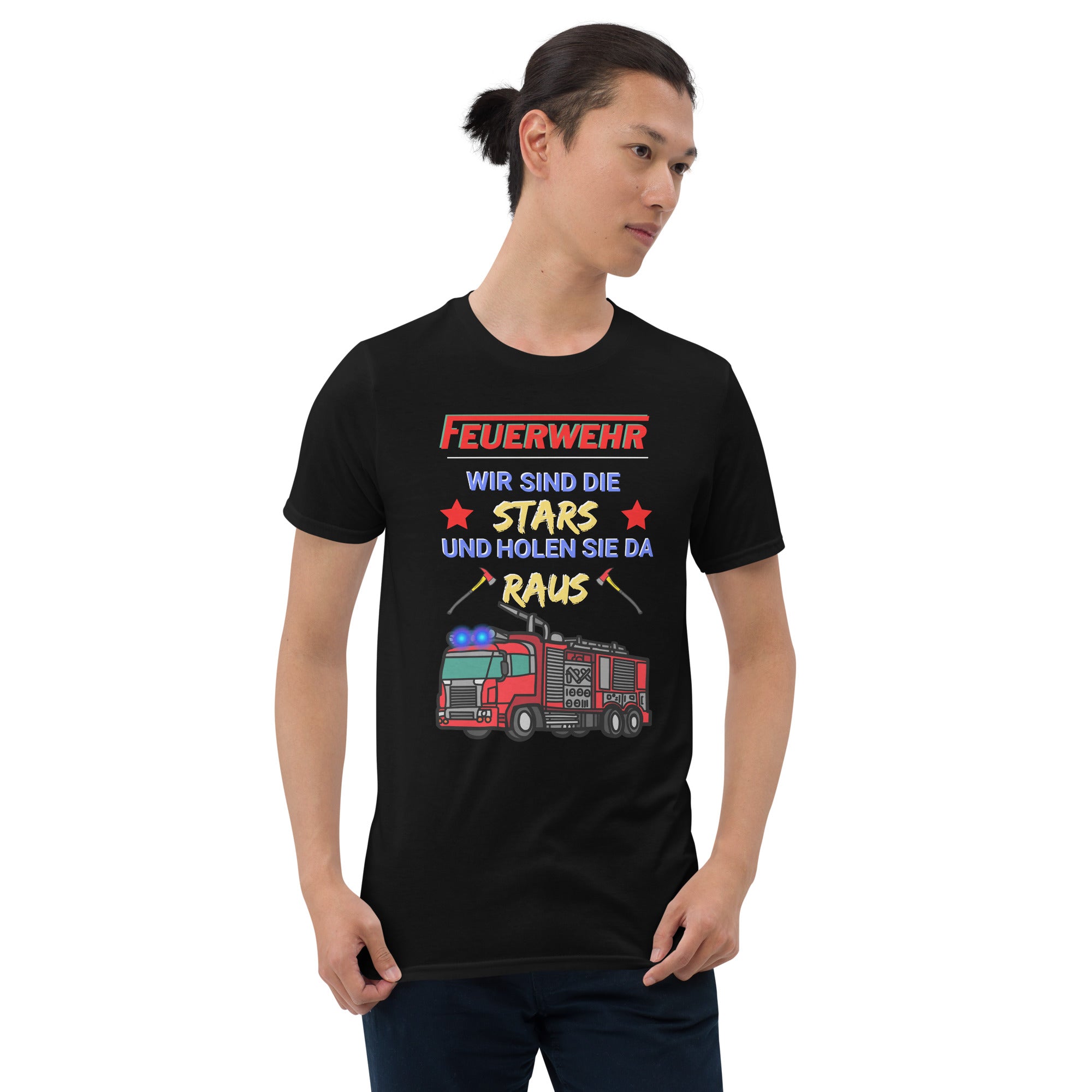 Feuerwehr - Wir sind die Stars und holen Sie da raus Unisex-T-Shirt