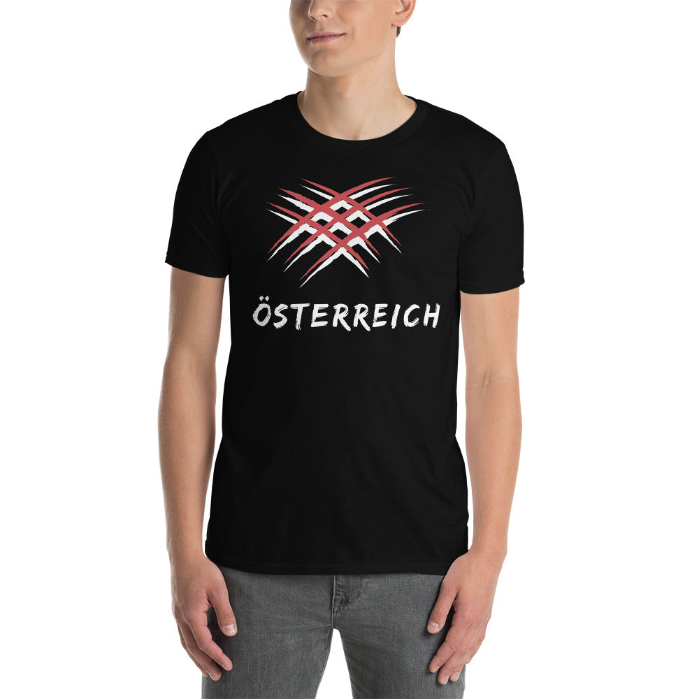 Österreich rot weiß rot Unisex-T-Shirt