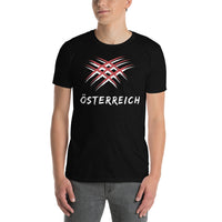 Österreich rot weiß rot Unisex-T-Shirt