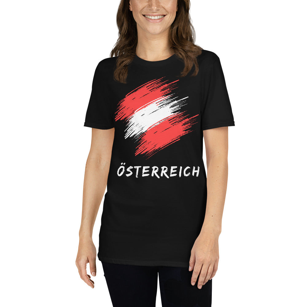 Österreich Fahne Unisex-T-Shirt