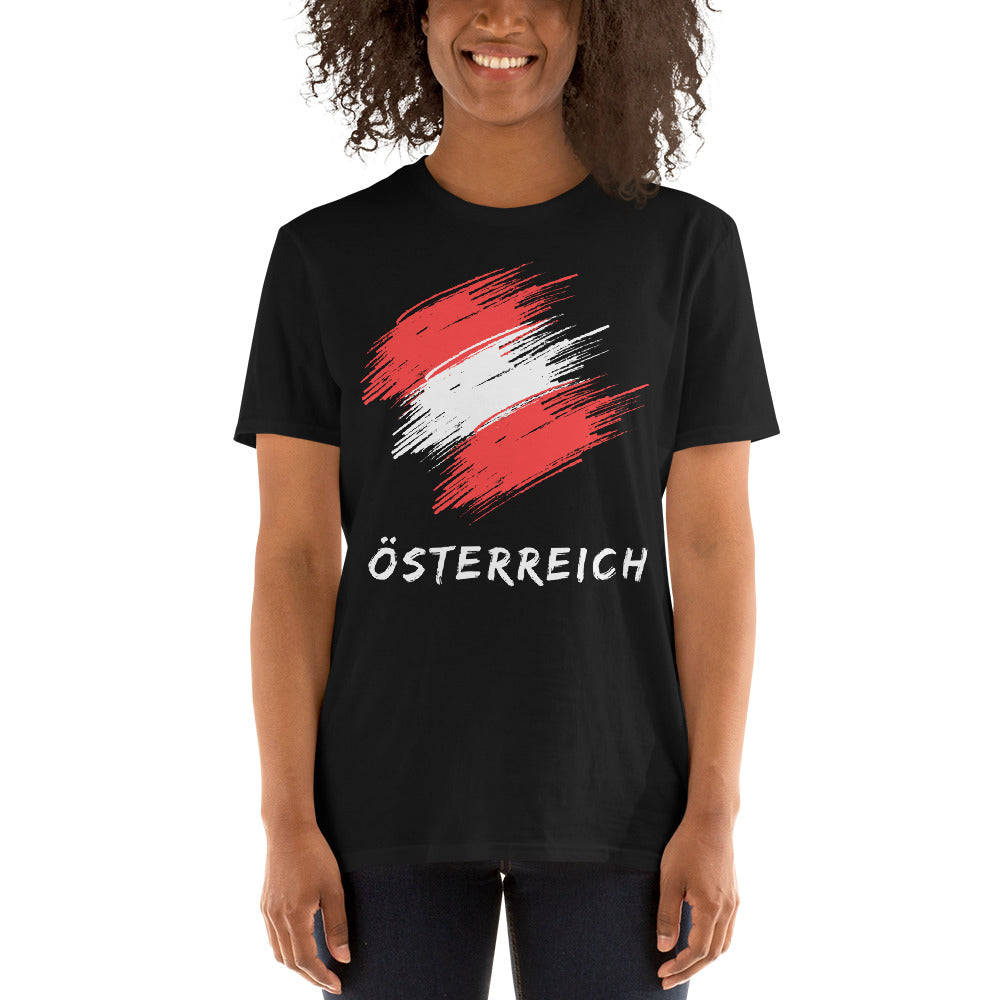 Österreich Fahne Unisex-T-Shirt