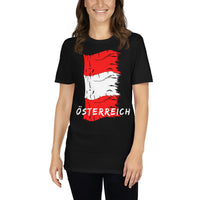Österreich Flaggen Shirt Unisex-T-Shirt
