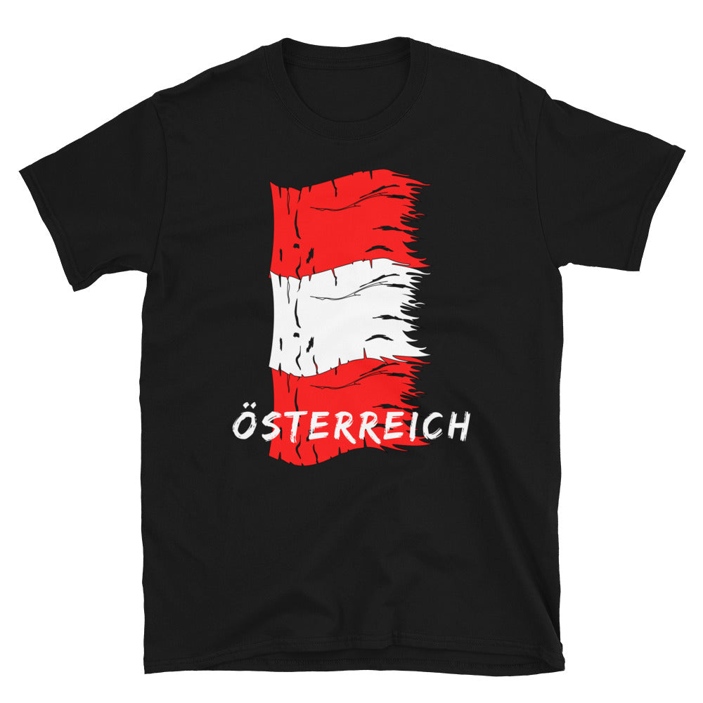 Österreich Flaggen Shirt Unisex-T-Shirt