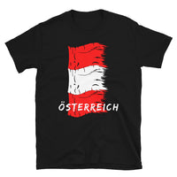 Österreich Flaggen Shirt Unisex-T-Shirt