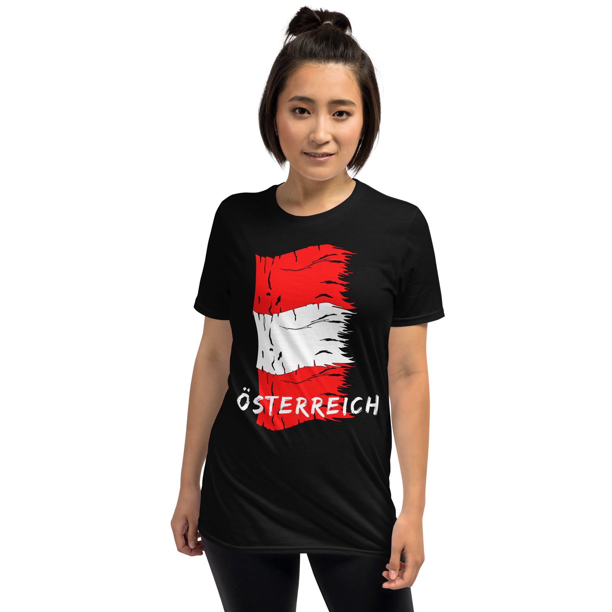 Österreich Flaggen Shirt Unisex-T-Shirt