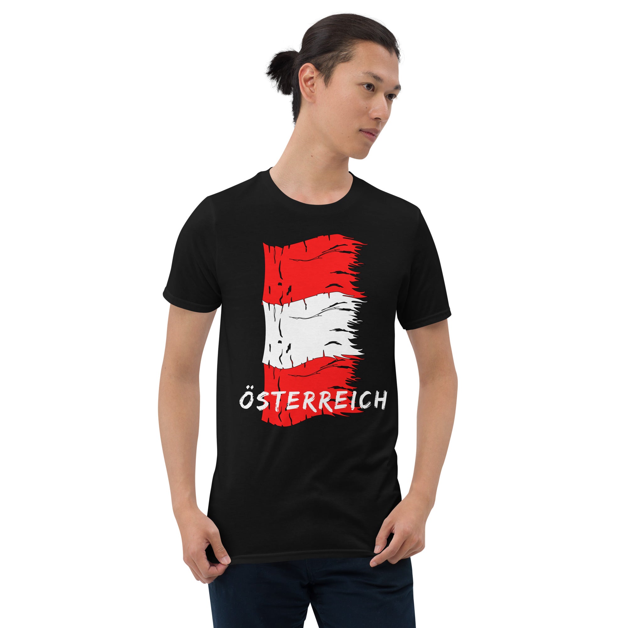 Österreich Flaggen Shirt Unisex-T-Shirt