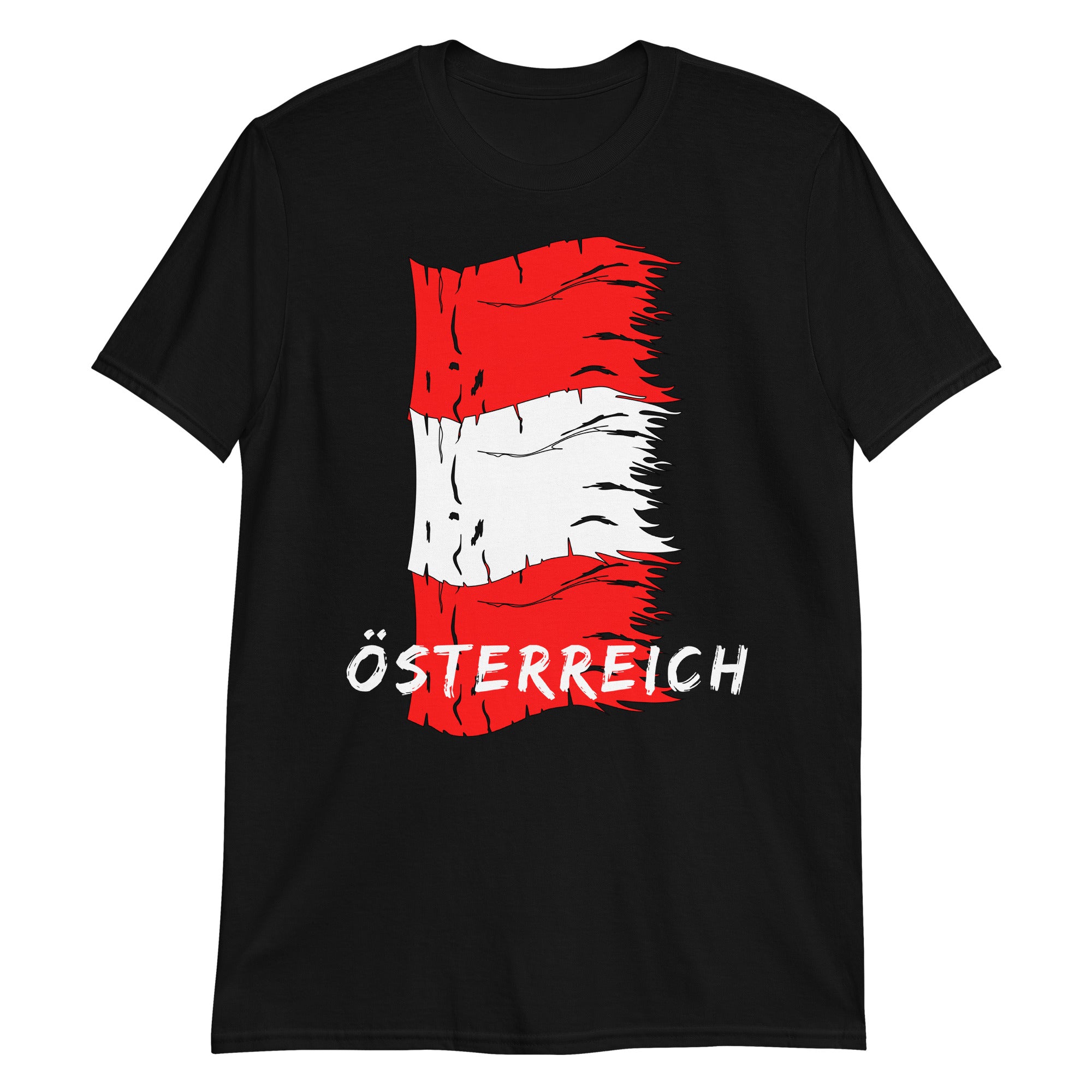 Österreich Flaggen Shirt Unisex-T-Shirt