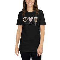 Peace.love.coffee Unisex-T-Shirt