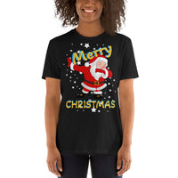 Merry Christmas, Santa Claus, Holy night, kurzärmeliges Unisex-T-Shirt