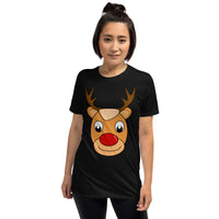 Rudolf, christmas, holy night, Kurzärmeliges Unisex-T-Shirt