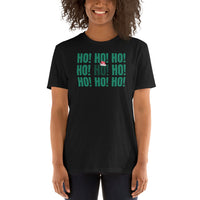 HOHOHO, Weihnachtsmann T-Shirt, Weihnachten Shirt, Geschenk Weihnachten, personalisiertes T-Shirt, Kurzärmeliges Unisex-T-Shirt