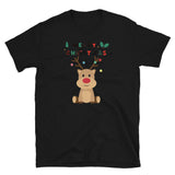 Renntier Rudolf, Weihnachtsmann T-Shirt, Weihnachten Shirt, Geschenk Weihnachten, personalisiertes T-Shirt, Kurzärmeliges Unisex-T-Shirt