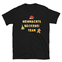 Weihnachtsbäckerei Team, Weihnachtsmann T-Shirt, Weihnachten Shirt, Geschenk Weihnachten, personalisiertes T-Shirt, Kurzärmeliges Unisex-T-Shirt