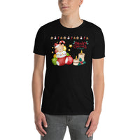 Merry christmas T-Shirt, Teddy Bär T-Shirt, Kurzärmeliges Unisex-T-Shirt