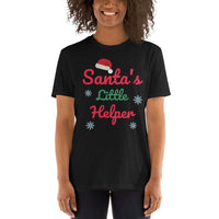 Santas little helper, Weihnachts T-Shirt, Kurzärmeliges Unisex-T-Shirt