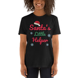Santas little helper, Weihnachts T-Shirt, Kurzärmeliges Unisex-T-Shirt