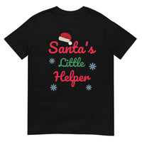 Santas little helper, Weihnachts T-Shirt, Kurzärmeliges Unisex-T-Shirt
