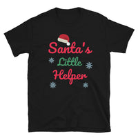 Santas little helper, Weihnachts T-Shirt, Kurzärmeliges Unisex-T-Shirt