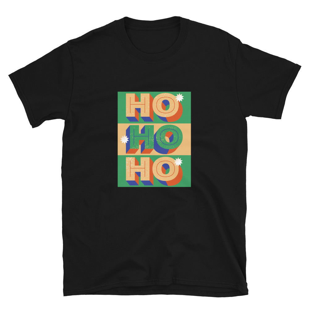 HOHOH, frohe Weihnachten, Kurzärmeliges Unisex-T-Shirt