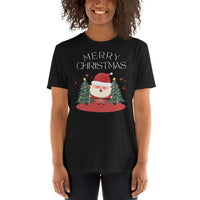 Merry christmas T-Shirt, Kurzärmeliges Unisex-T-Shirt