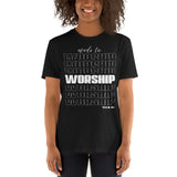 Workship Kurzärmeliges Unisex-T-Shirt