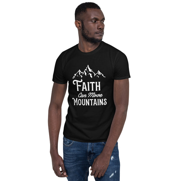Faith mountain Kurzärmeliges Unisex-T-Shirt