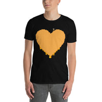 Honig Herz Kurzärmeliges Unisex-T-Shirt