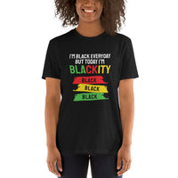 Blackity Kurzärmeliges Unisex-T-Shirt