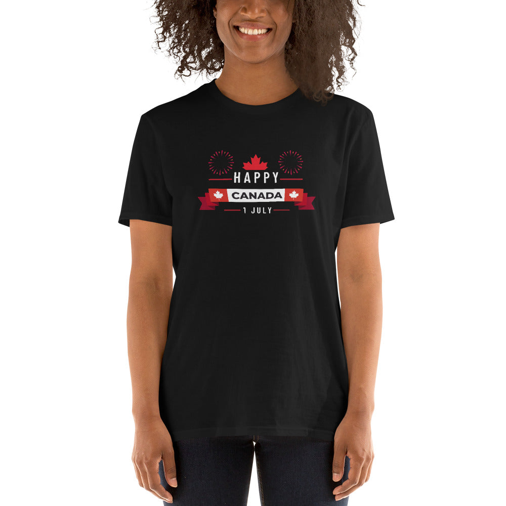 Happy Canada day unisex t-shirt