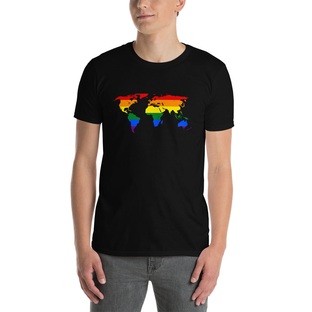Weltkarte Unisex-T-Shirt