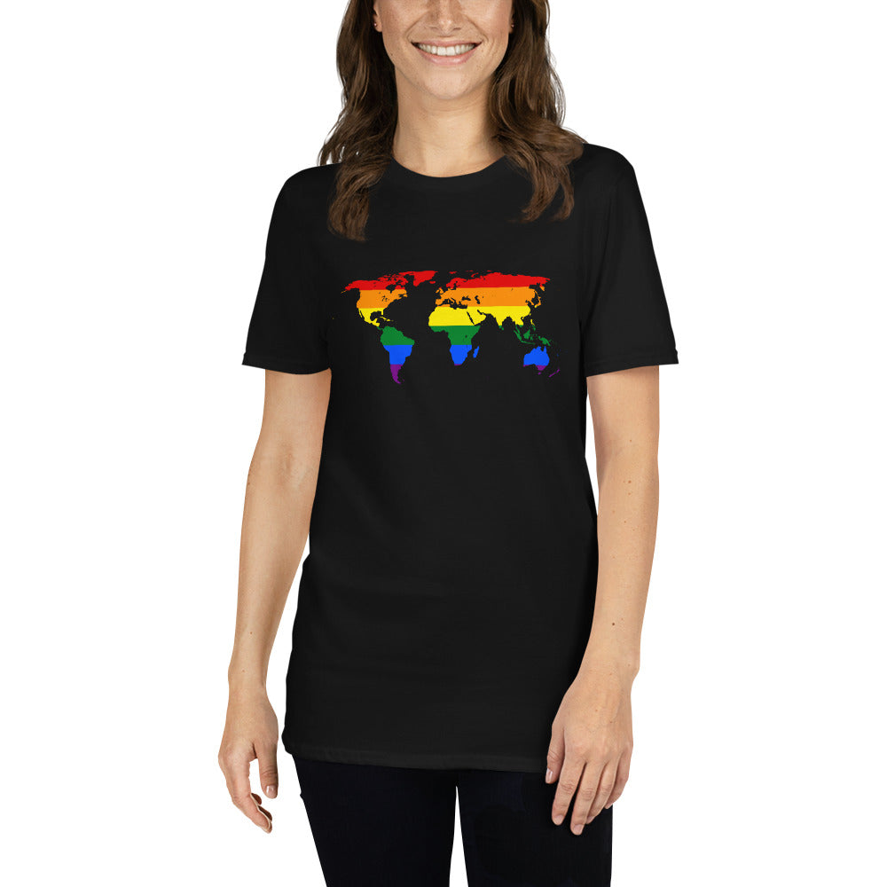 Weltkarte Unisex-T-Shirt